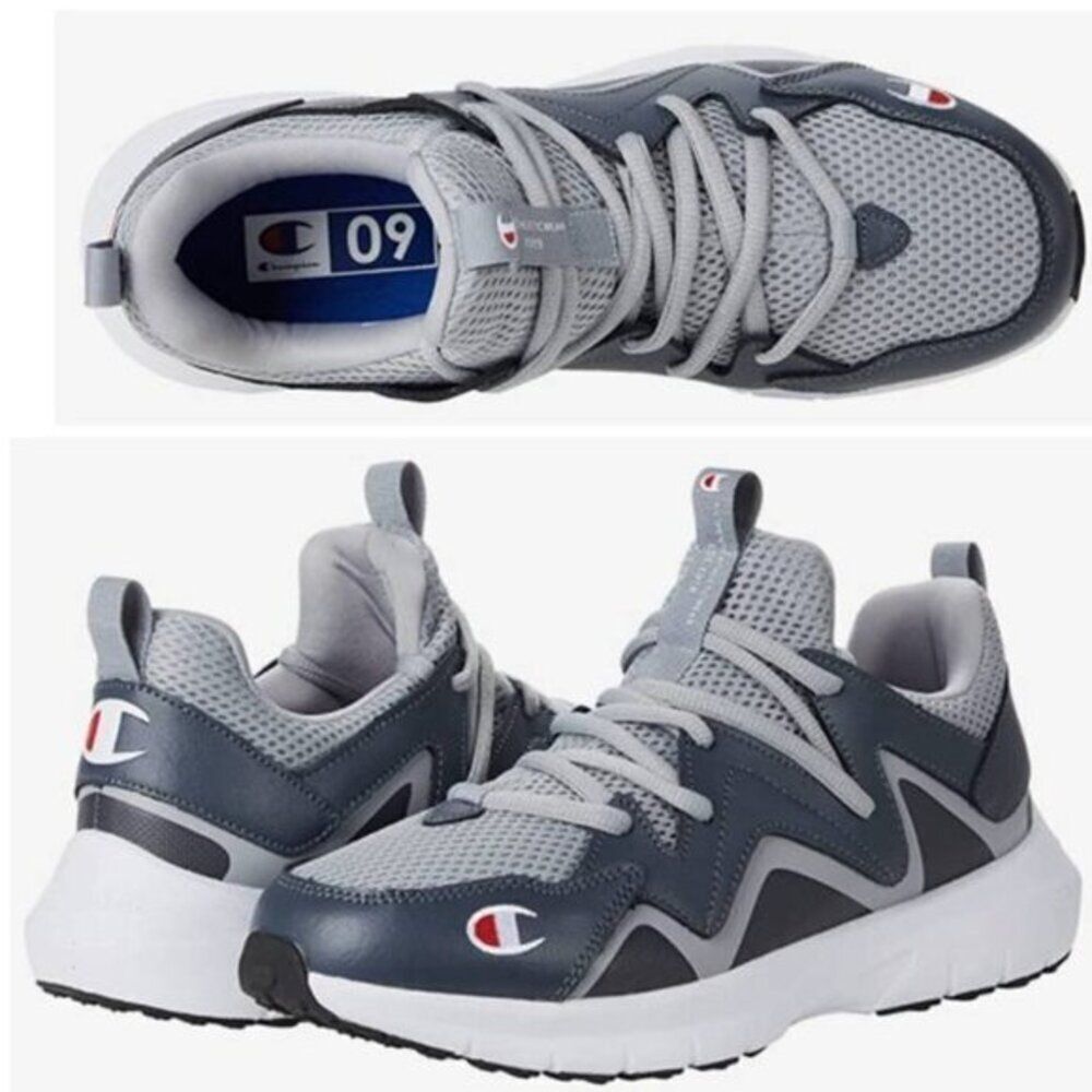 Champion Women's Sneakers Ripple A‎ LaceUp Lightweight Running Shoes Sports Gray